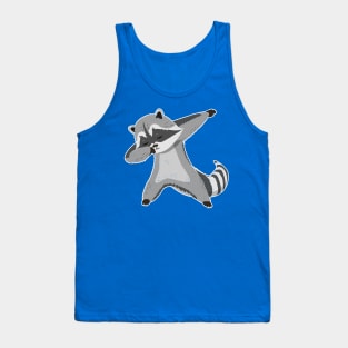 Dabbing Raccoon - Funny Raccoon Dabbing Tank Top